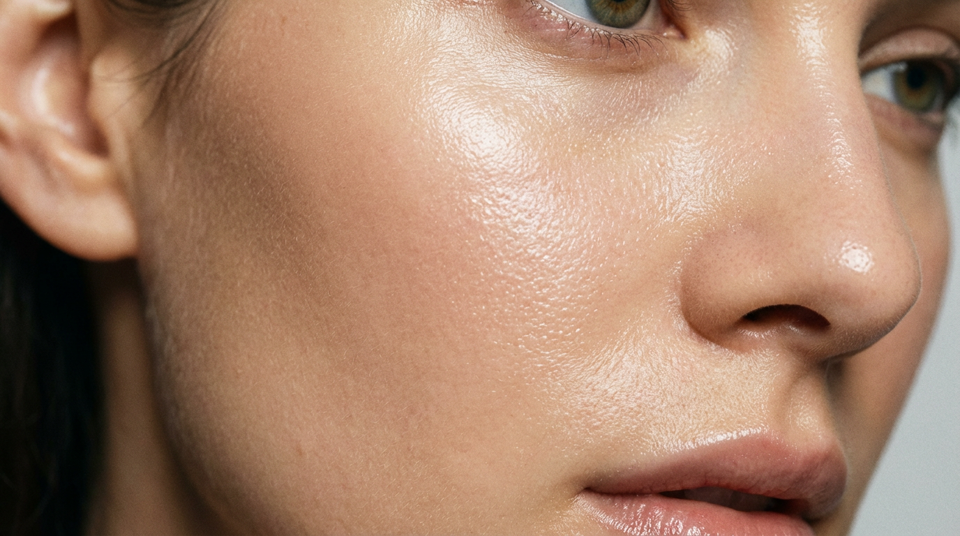 Peau lumineuse après traitements médicaux de qualité de peau